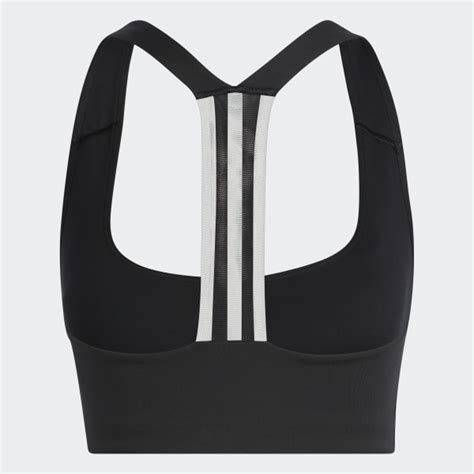 adidas sportbh print schwarz|PowerImpact Training Medium.